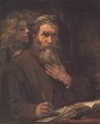 REMBRANDT Harmenszoon van Rijn Saint Matthem and the Angel (mk33) Spain oil painting artist